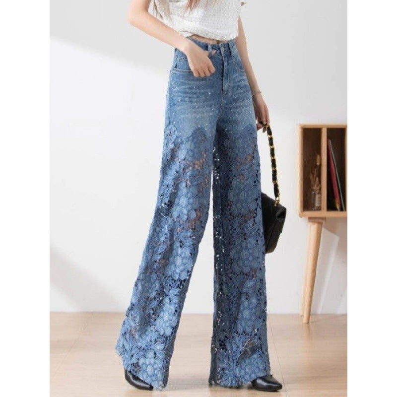 Pantalon Jean Muscari – L’audace en transparence maîtrisée