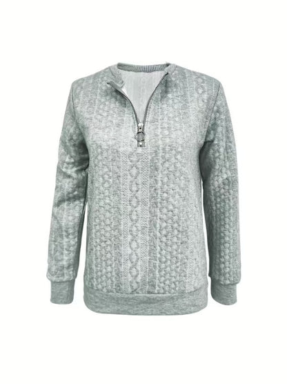 Sweat Torsadé Épure – L’élégance texturée, la douceur à fleur de peau