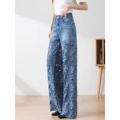 Pantalon Jean Muscari – L’audace en transparence maîtrisée