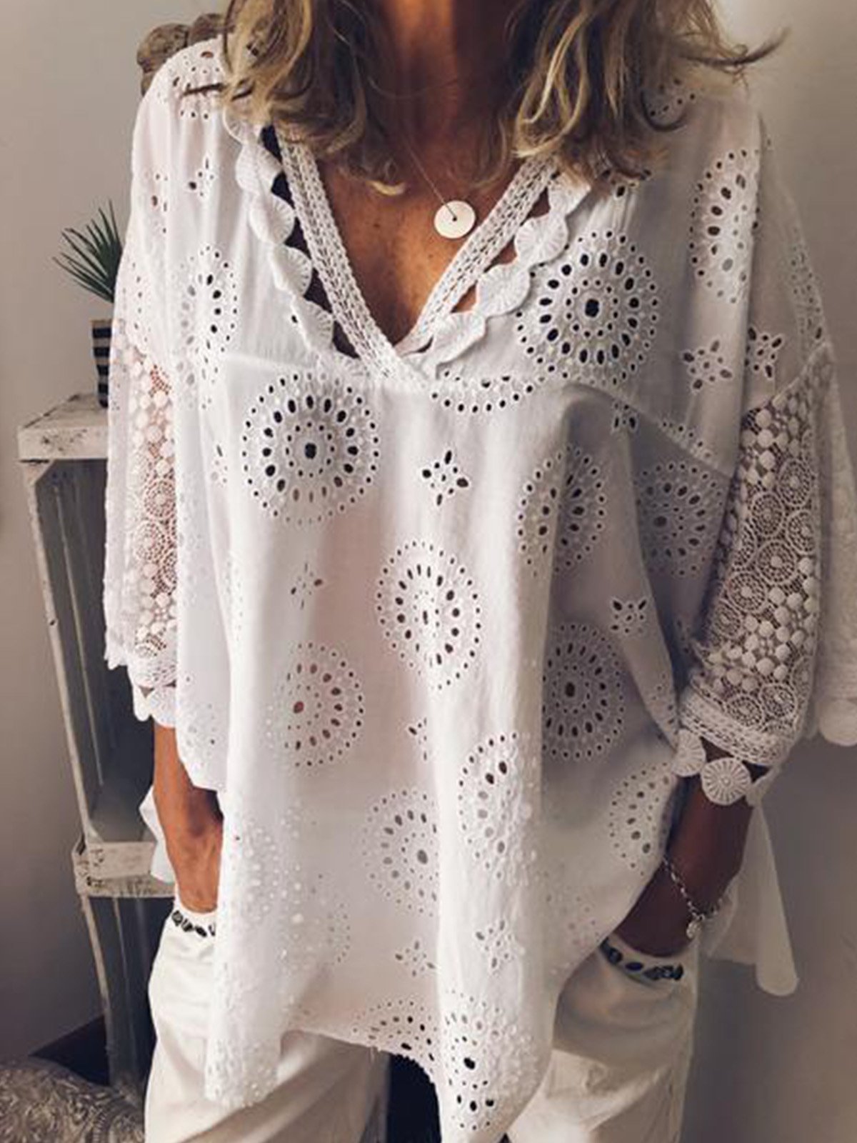 Blouse Clarine – La légèreté brodée du quotidien