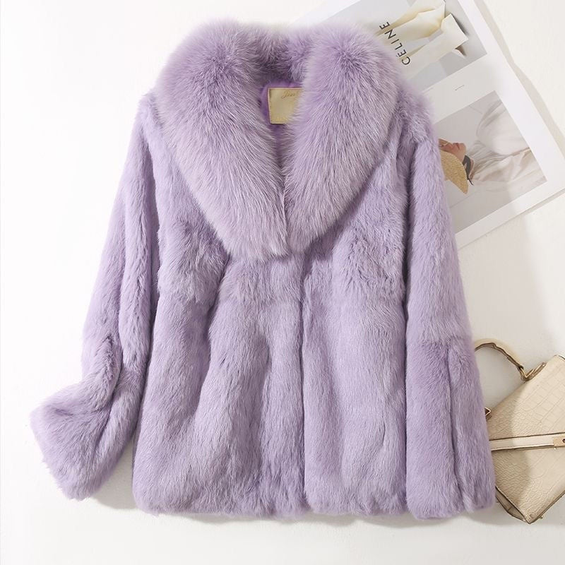 Manteau Lilas — Douceur & glamour