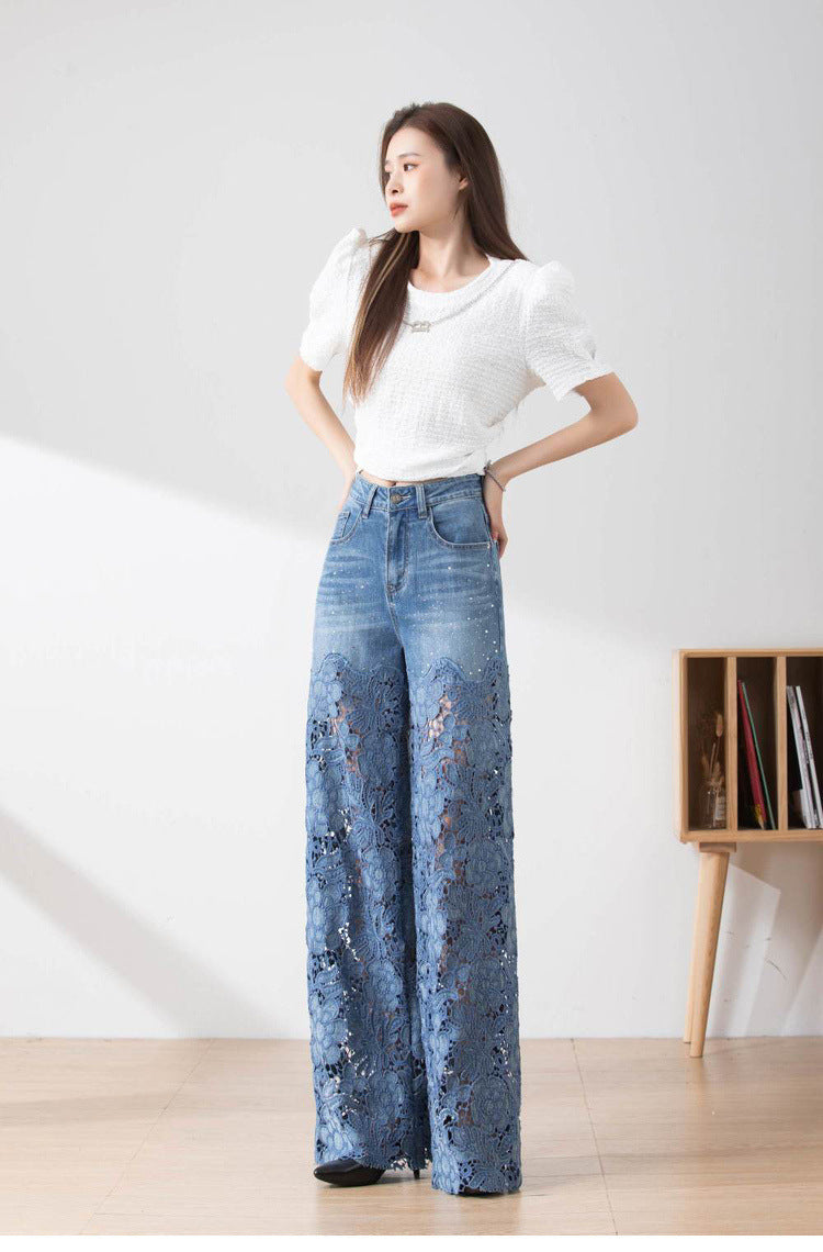 Pantalon Jean Muscari – L’audace en transparence maîtrisée