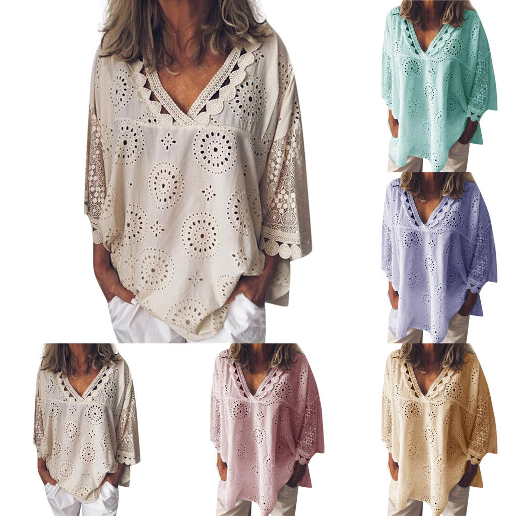 Blouse Clarine – La légèreté brodée du quotidien