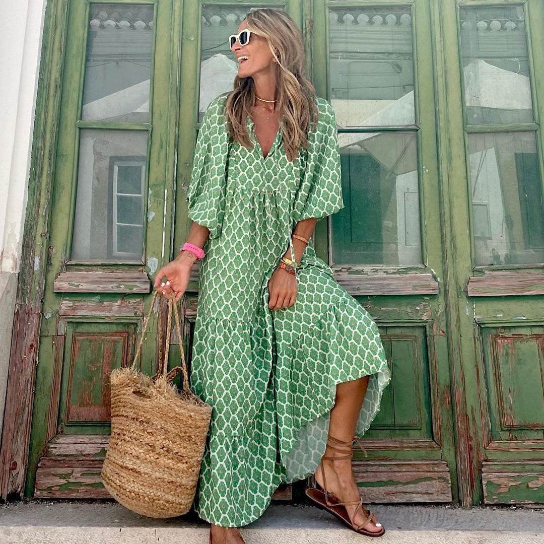 Robe Dalia – L’appel du soleil, avec élégance