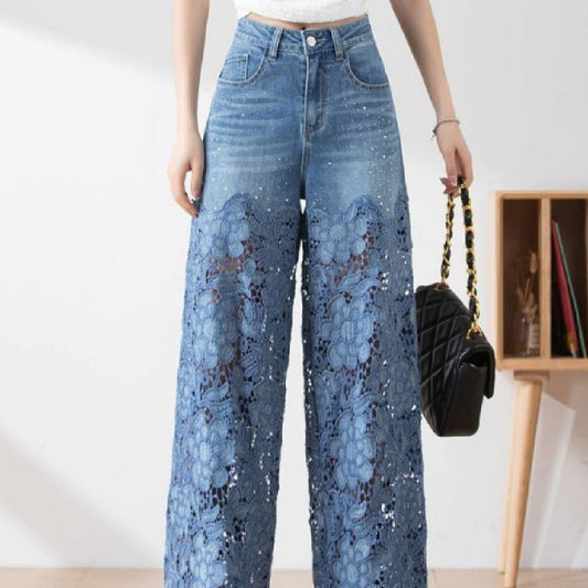 Pantalon Jean Muscari – L’audace en transparence maîtrisée