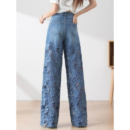 Pantalon Jean Muscari – L’audace en transparence maîtrisée