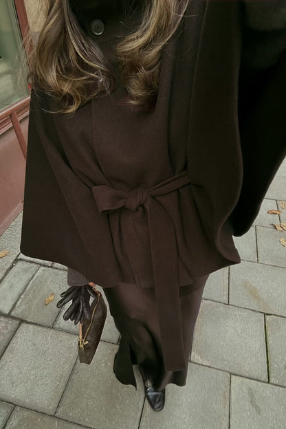 Manteau Cyra — Allure sculptée